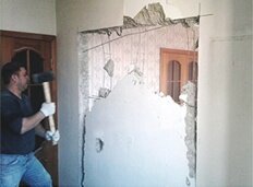 демонтаж стен